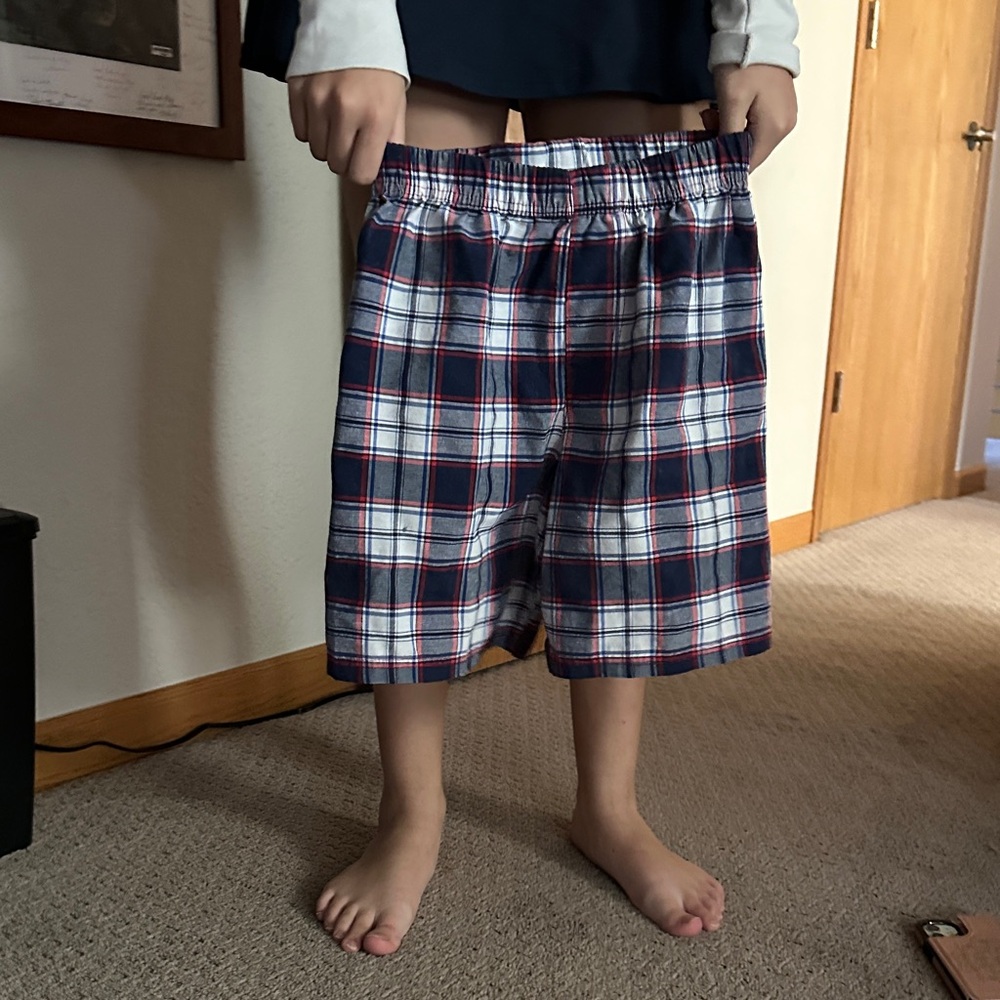 Plaid Kids Shorts
